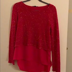 Gianni Bianni red sweater size xsmall